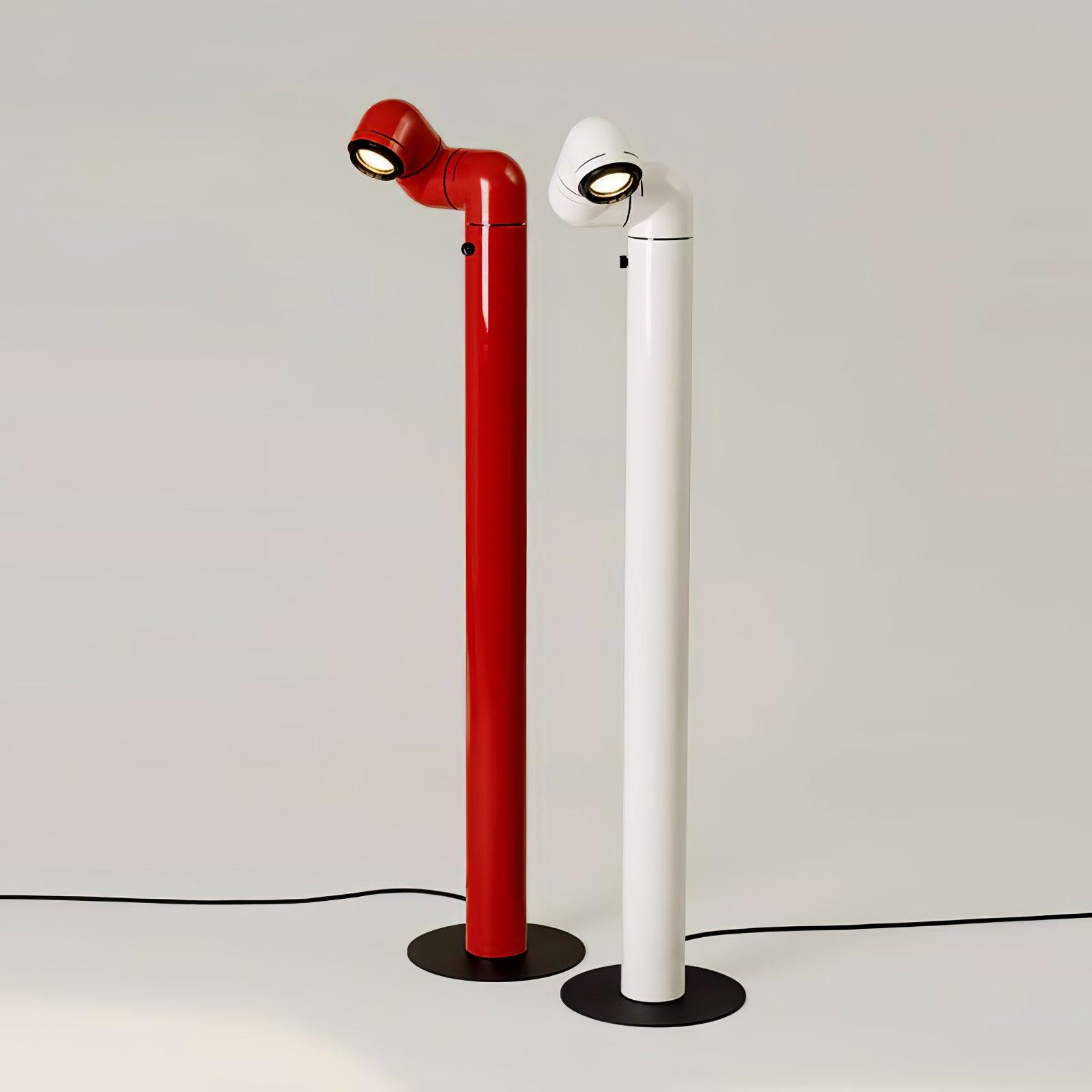 Tatu Alta Modern LED Floor Lamp with Adjustable Light Intensity and Focal Length