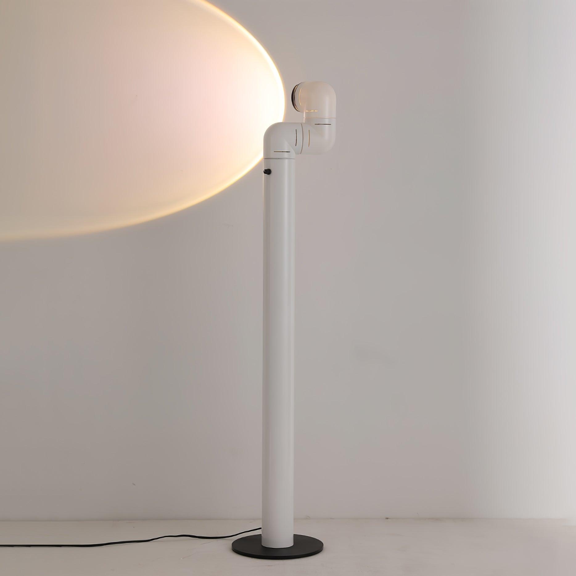 Tatu Alta Modern LED Floor Lamp with Adjustable Light Intensity and Focal Length