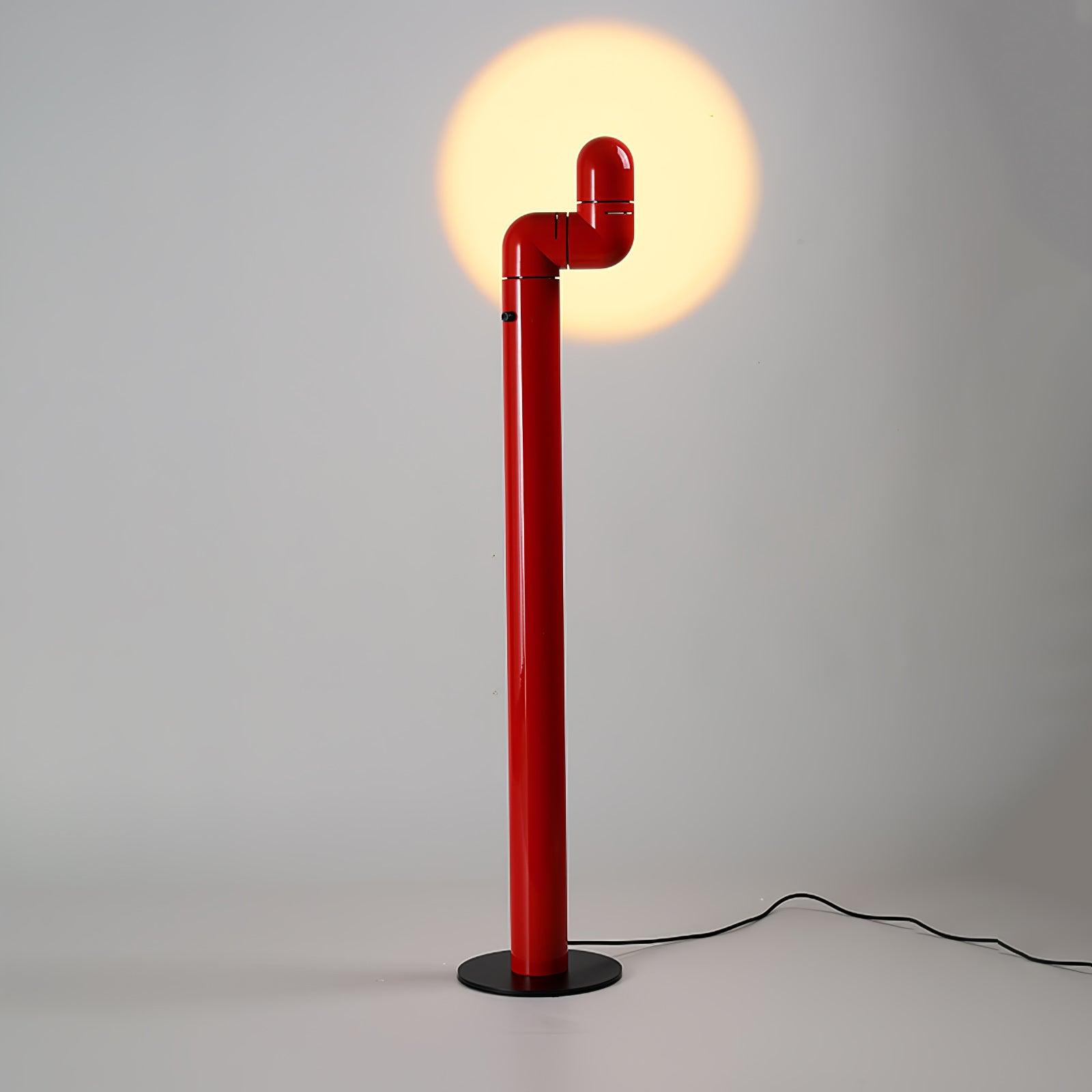Tatu Alta Modern LED Floor Lamp with Adjustable Light Intensity and Focal Length