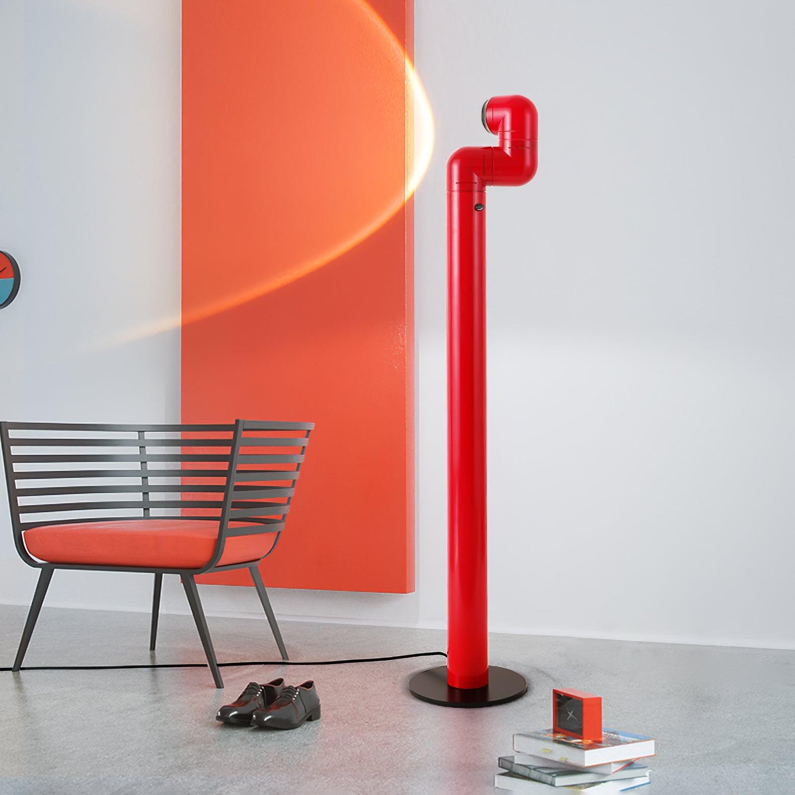 Tatu Alta Modern LED Floor Lamp with Adjustable Light Intensity and Focal Length