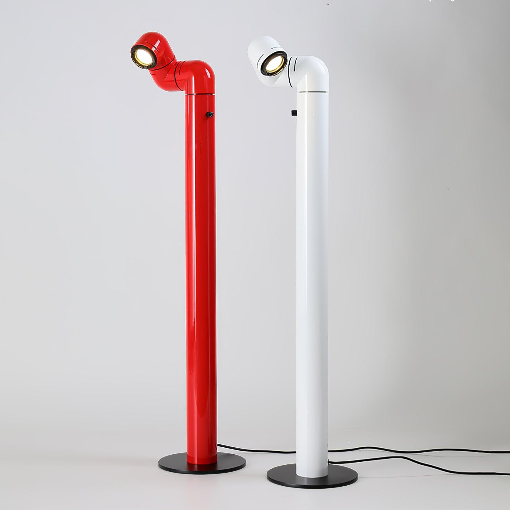 Tatu Alta Modern LED Floor Lamp with Adjustable Light Intensity and Focal Length