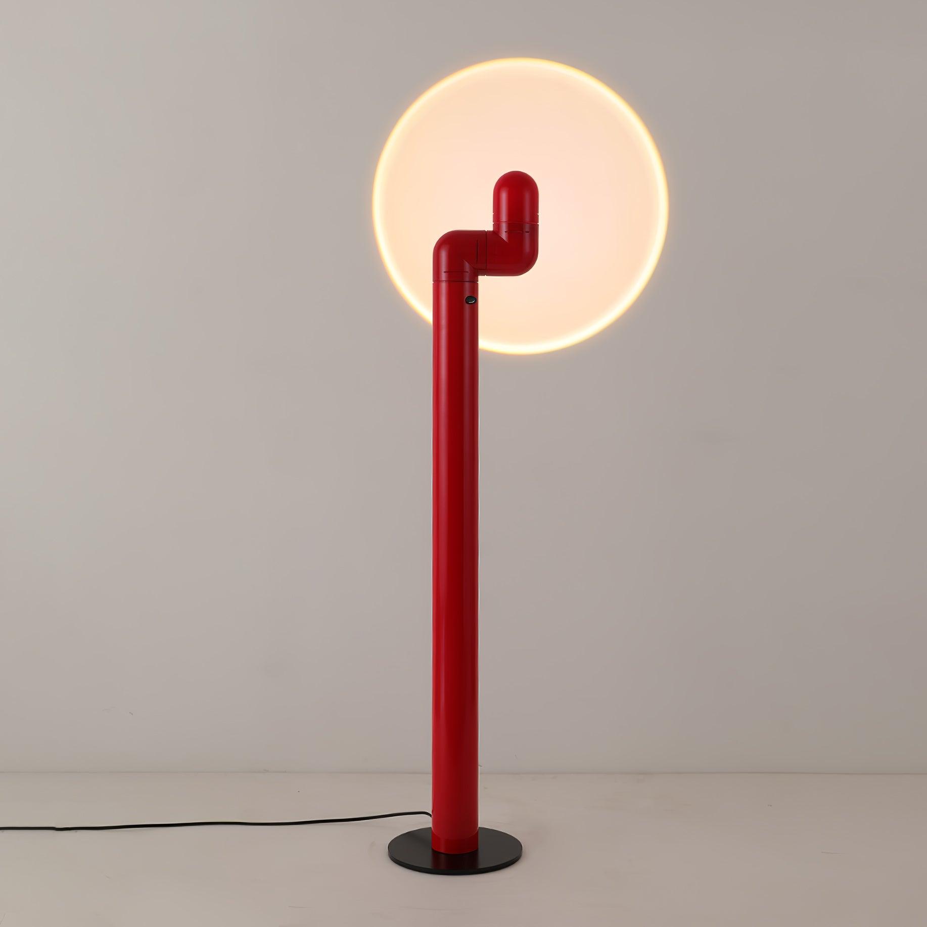 Tatu Alta Modern LED Floor Lamp with Adjustable Light Intensity and Focal Length
