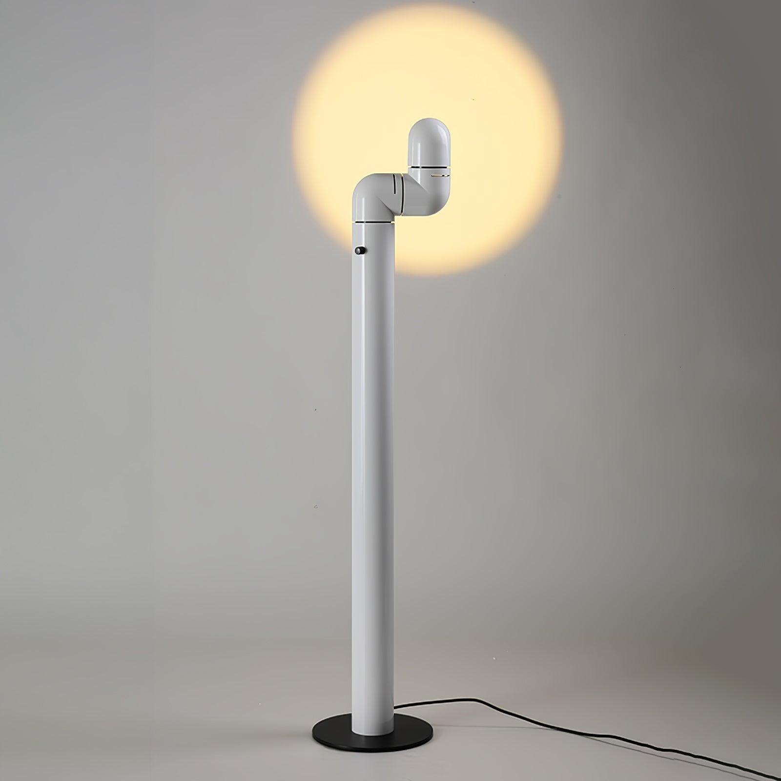 Tatu Alta Modern LED Floor Lamp with Adjustable Light Intensity and Focal Length