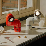 Retro Tatu Style LED Adjustable Reading Lamp for Modern Desks and Bedside Tables