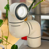Retro Tatu Style LED Adjustable Reading Lamp for Modern Desks and Bedside Tables