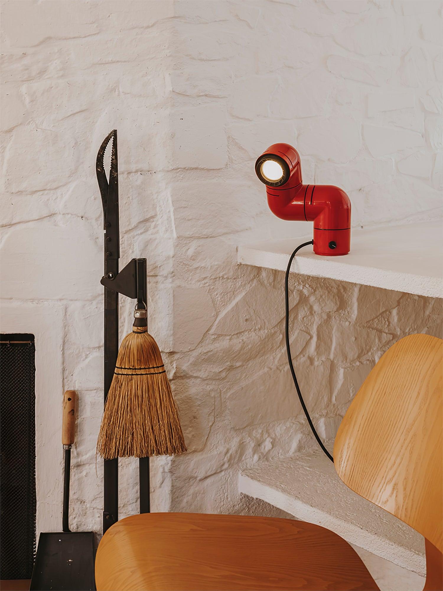 Retro Tatu Style LED Adjustable Reading Lamp for Modern Desks and Bedside Tables