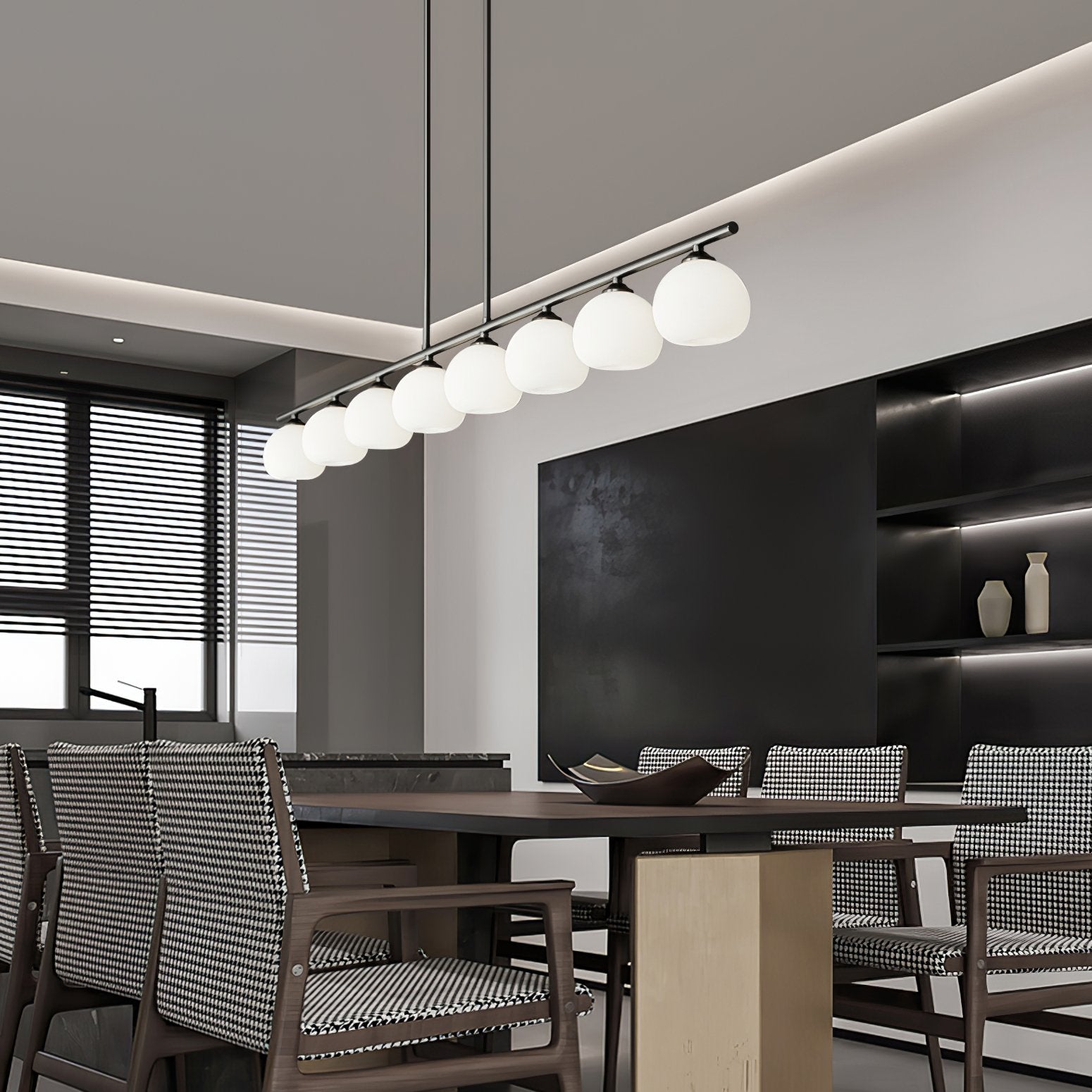 modern-linear-brass-glass-globe-chandelier-for-dining-room-and-kitchen-island-lighting
