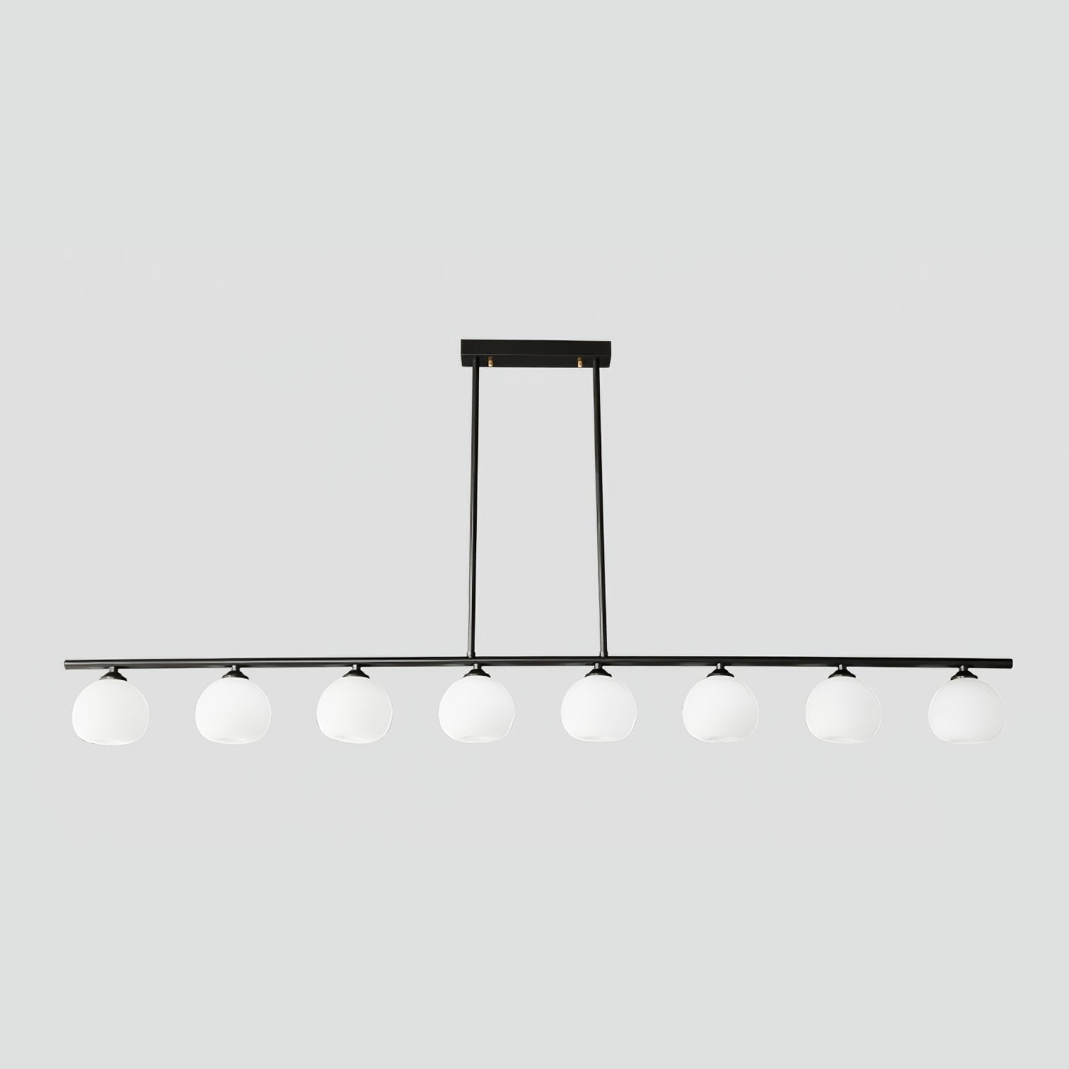 modern-linear-brass-glass-globe-chandelier-for-dining-room-and-kitchen-island-lighting