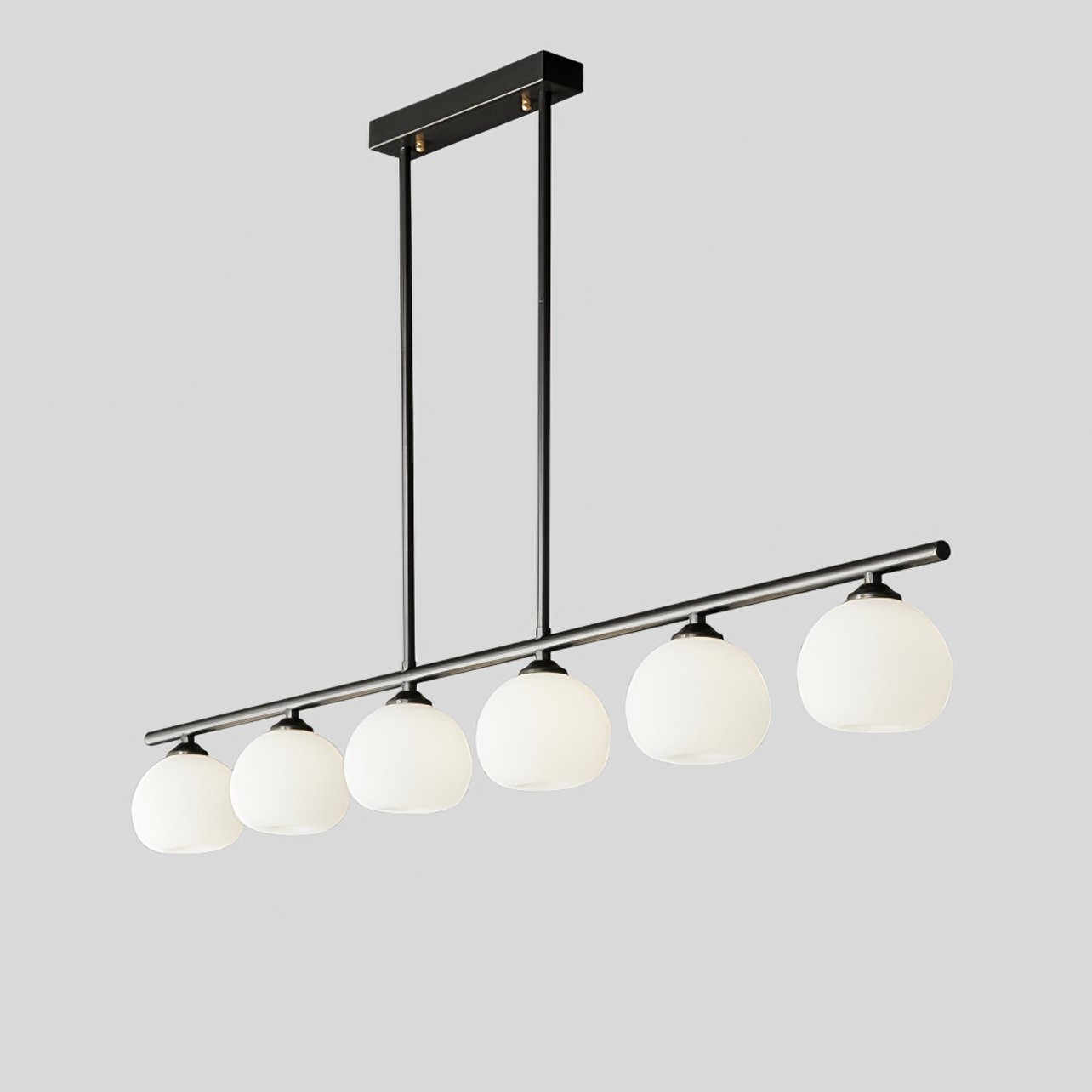 modern-linear-brass-glass-globe-chandelier-for-dining-room-and-kitchen-island-lighting