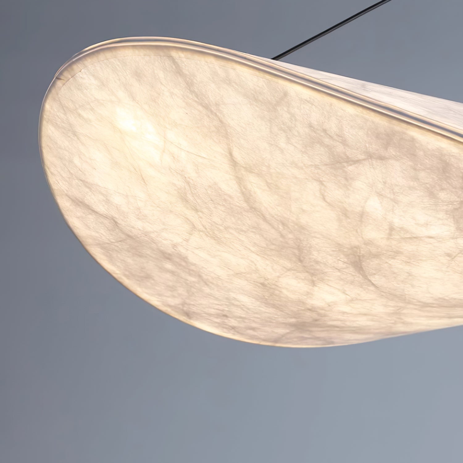 Modern Abstract Cloud Tyvek Pendant Light Sustainable LED Hanging Ceiling Luminaire