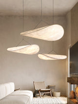 Modern Abstract Cloud Tyvek Pendant Light Sustainable LED Hanging Ceiling Luminaire