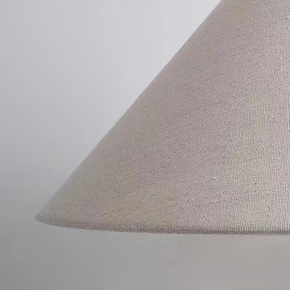Rustic Weathered White Ceramic Etruscan Urn Table Lamp with Linen Fabric Shade for Bedroom