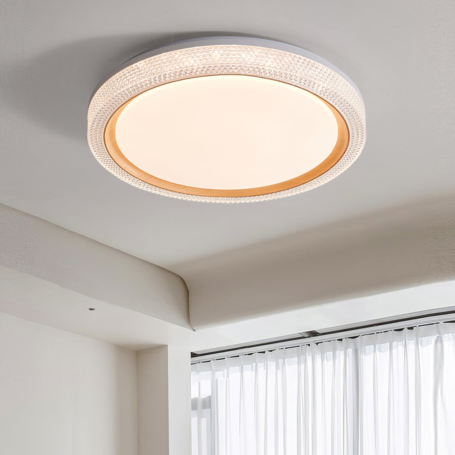 Modern Thin Round LED Flush Mount Ceiling Lamp for Contemporary Home Lighting