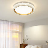 Modern Thin Round LED Flush Mount Ceiling Lamp for Contemporary Home Lighting