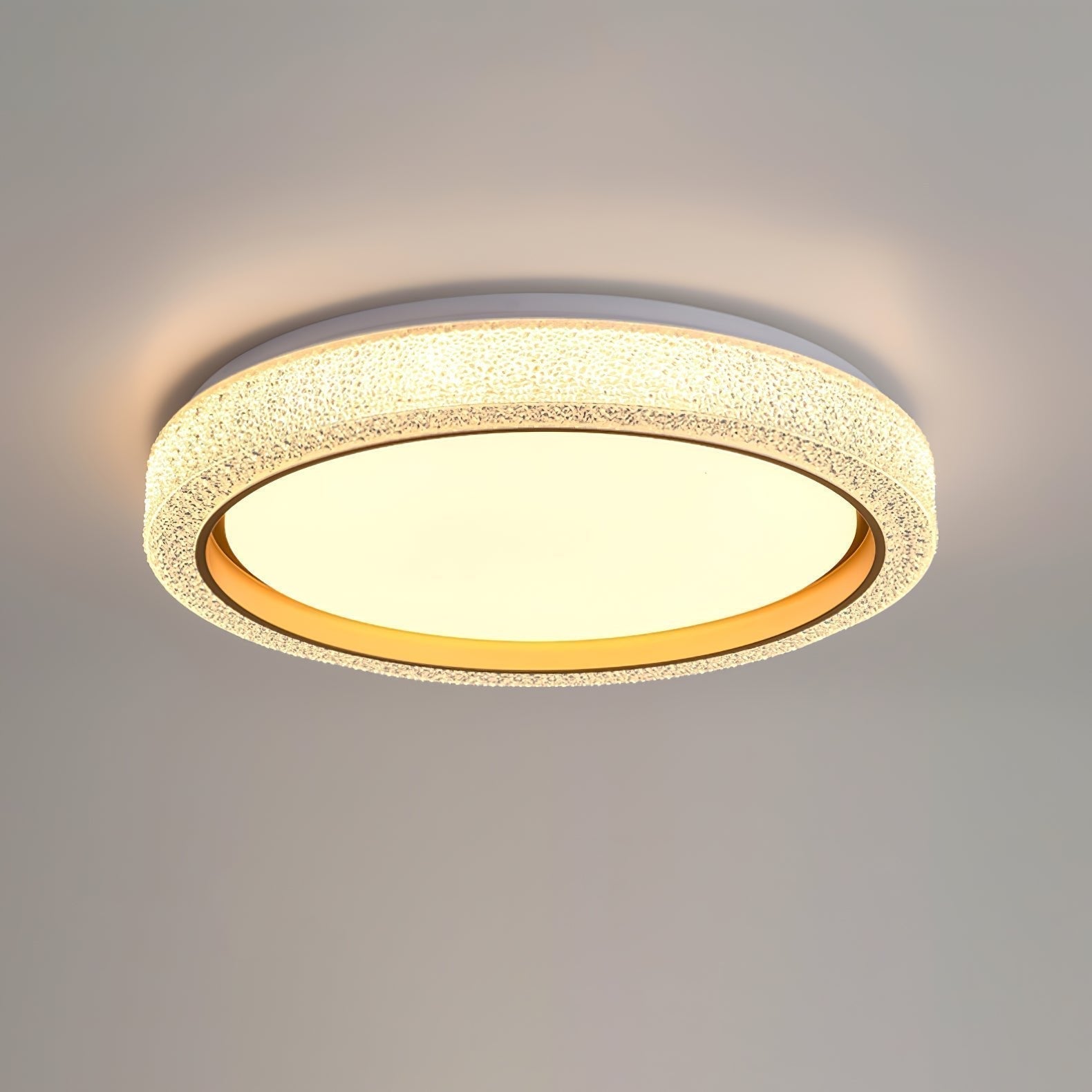 Modern Thin Round LED Flush Mount Ceiling Lamp for Contemporary Home Lighting