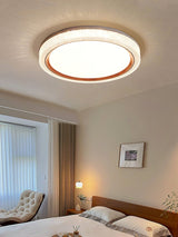 Modern Thin Round LED Flush Mount Ceiling Lamp for Contemporary Home Lighting
