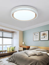Modern Thin Round LED Flush Mount Ceiling Lamp for Contemporary Home Lighting