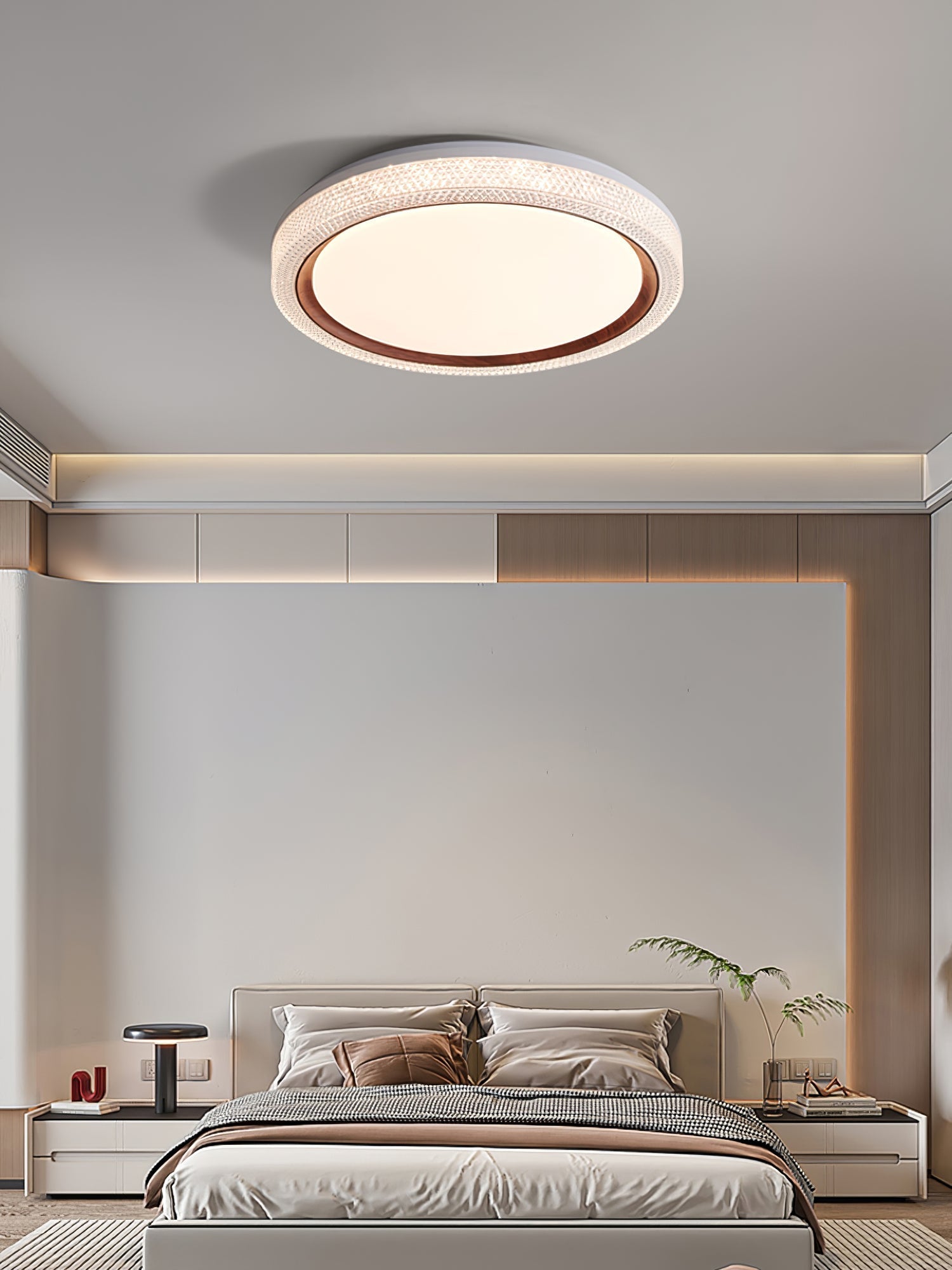 Modern Thin Round LED Flush Mount Ceiling Lamp for Contemporary Home Lighting