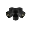 Adjustable Rotating Three Head LED Spotlight Flush Mount Ceiling Fixture for Accent Lighting