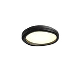 Timber Round Wood Ceiling Lamp Modern LED Flush Mount Light Fixture for Living Room and Bedroom