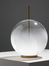 Modern Integrated LED Glass Table Lamp for Bedside and Living Room Decor