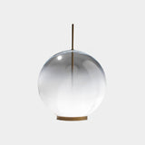 Modern Integrated LED Glass Table Lamp for Bedside and Living Room Decor