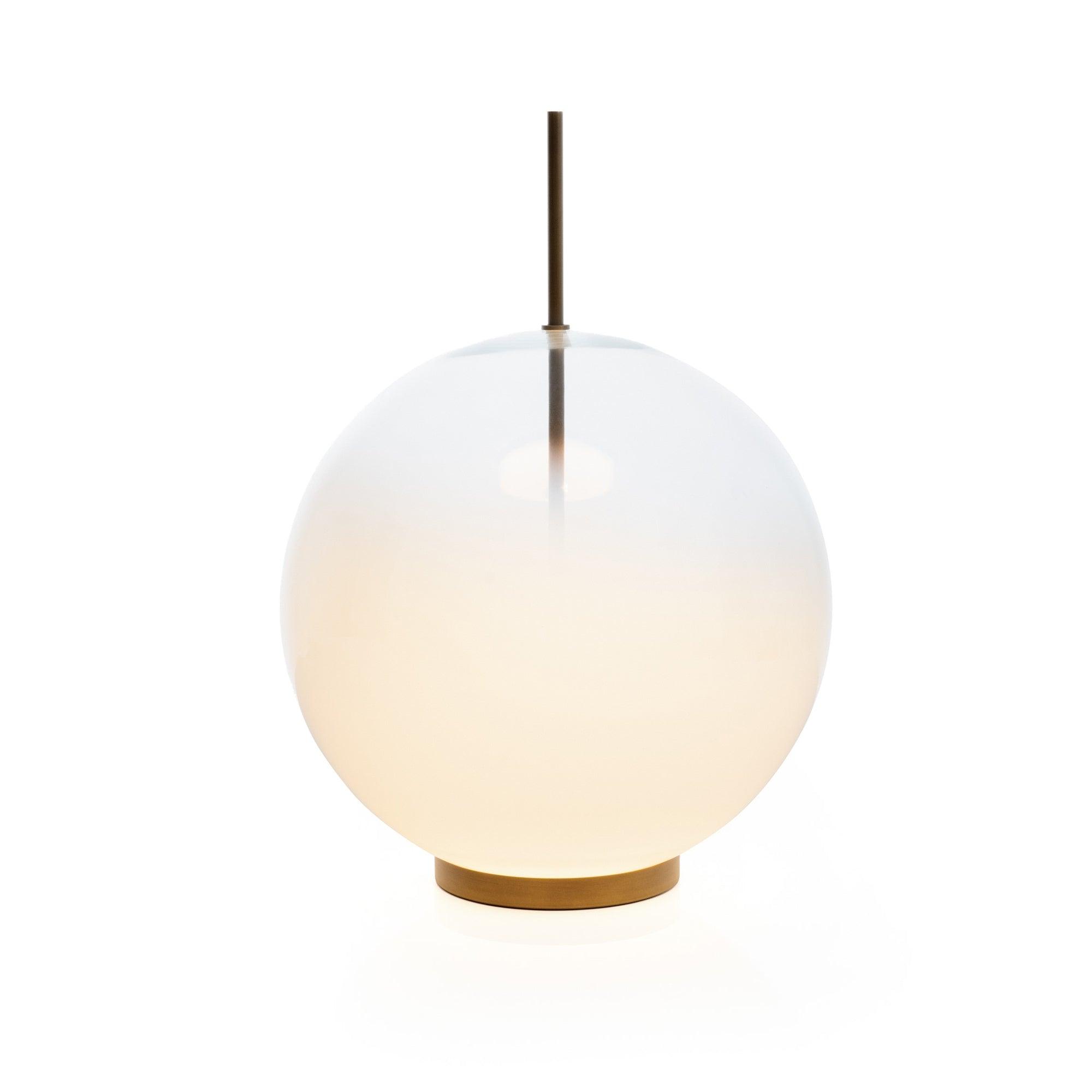 Modern Integrated LED Glass Table Lamp for Bedside and Living Room Decor