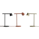 Modern Minimalist Tip Table Lamp with Adjustable Head and Dimmable LED Light for Workspace