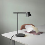 Modern Minimalist Tip Table Lamp with Adjustable Head and Dimmable LED Light for Workspace
