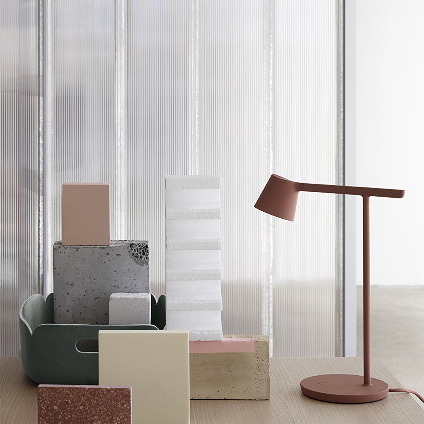 Modern Minimalist Tip Table Lamp with Adjustable Head and Dimmable LED Light for Workspace