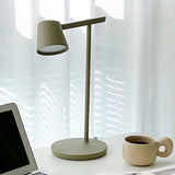 Modern Minimalist Tip Table Lamp with Adjustable Head and Dimmable LED Light for Workspace