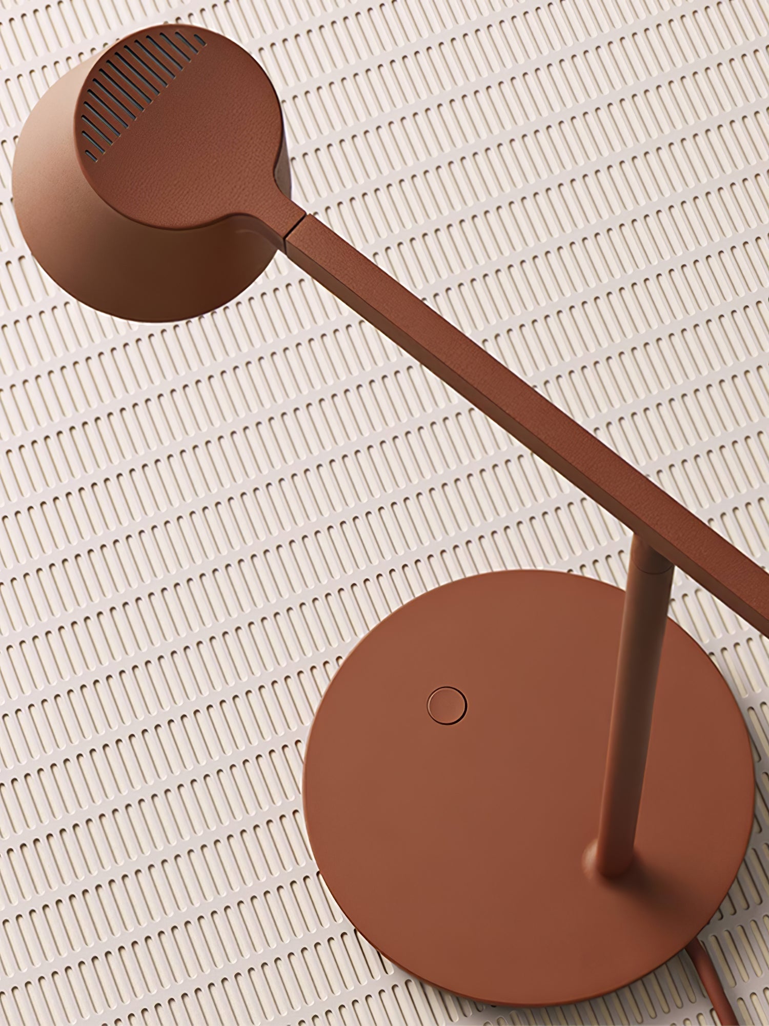 Modern Minimalist Tip Table Lamp with Adjustable Head and Dimmable LED Light for Workspace