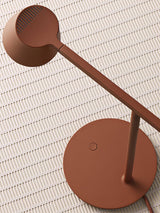 Modern Minimalist Tip Table Lamp with Adjustable Head and Dimmable LED Light for Workspace