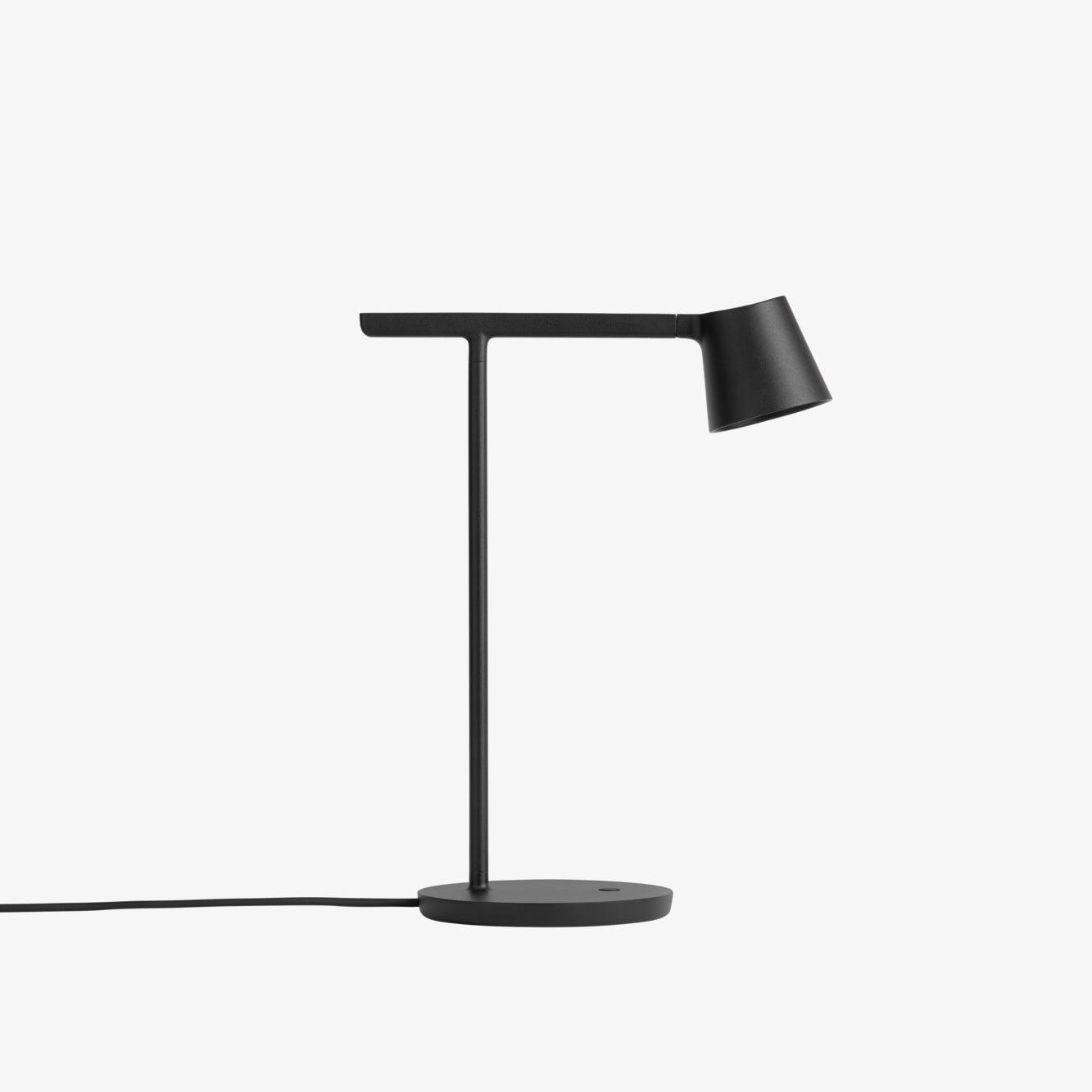 Modern Minimalist Tip Table Lamp with Adjustable Head and Dimmable LED Light for Workspace
