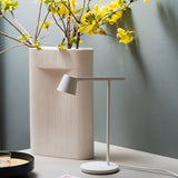 Modern Minimalist Tip Table Lamp with Adjustable Head and Dimmable LED Light for Workspace