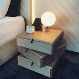 Modern Handcrafted Glass Globe Desk Lamp Gold Minimalist Table Light for Home Office