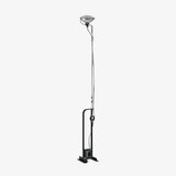 Modern Industrial Adjustable LED Floor Lamp with Telescopic Stem for Living Room Lighting