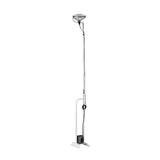 Modern Industrial Adjustable LED Floor Lamp with Telescopic Stem for Living Room Lighting