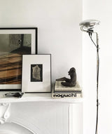 Modern Industrial Adjustable LED Floor Lamp with Telescopic Stem for Living Room Lighting