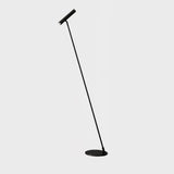 Modern Slim Brass LED Uplight Floor Lamp with Three Color Temperatures for Contemporary Living Rooms