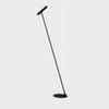 Modern Slim Brass LED Uplight Floor Lamp with Three Color Temperatures for Contemporary Living Rooms