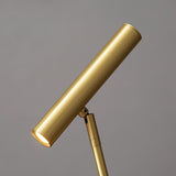 Tom Modern Brass LED Table Lamp with Adjustable Head and Three Color Temperatures