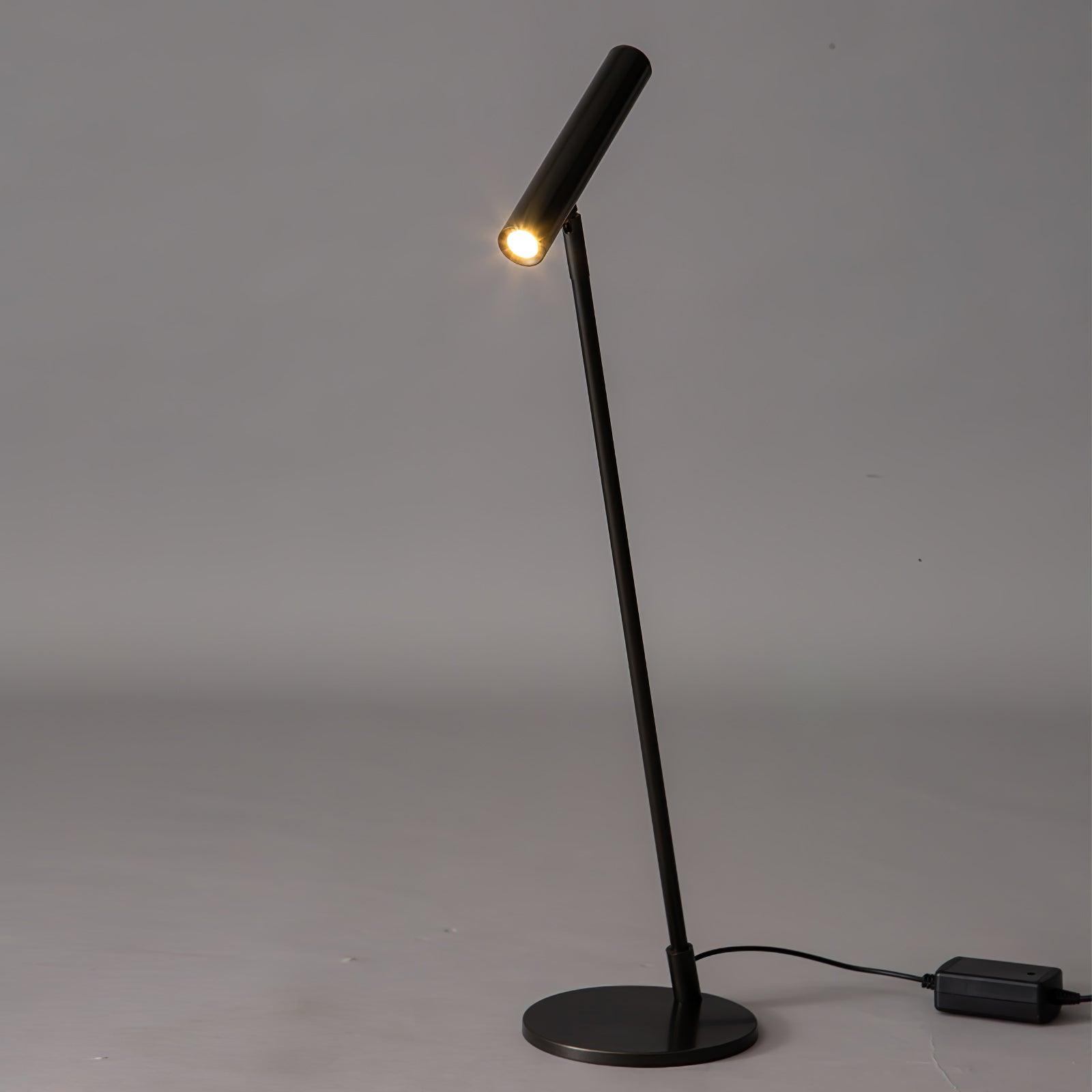 Tom Modern Brass LED Table Lamp with Adjustable Head and Three Color Temperatures
