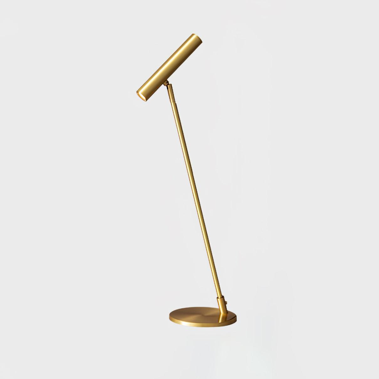 Tom Modern Brass LED Table Lamp with Adjustable Head and Three Color Temperatures