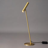 Tom Modern Brass LED Table Lamp with Adjustable Head and Three Color Temperatures