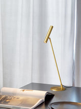 Tom Modern Brass LED Table Lamp with Adjustable Head and Three Color Temperatures
