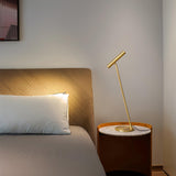 Tom Modern Brass LED Table Lamp with Adjustable Head and Three Color Temperatures
