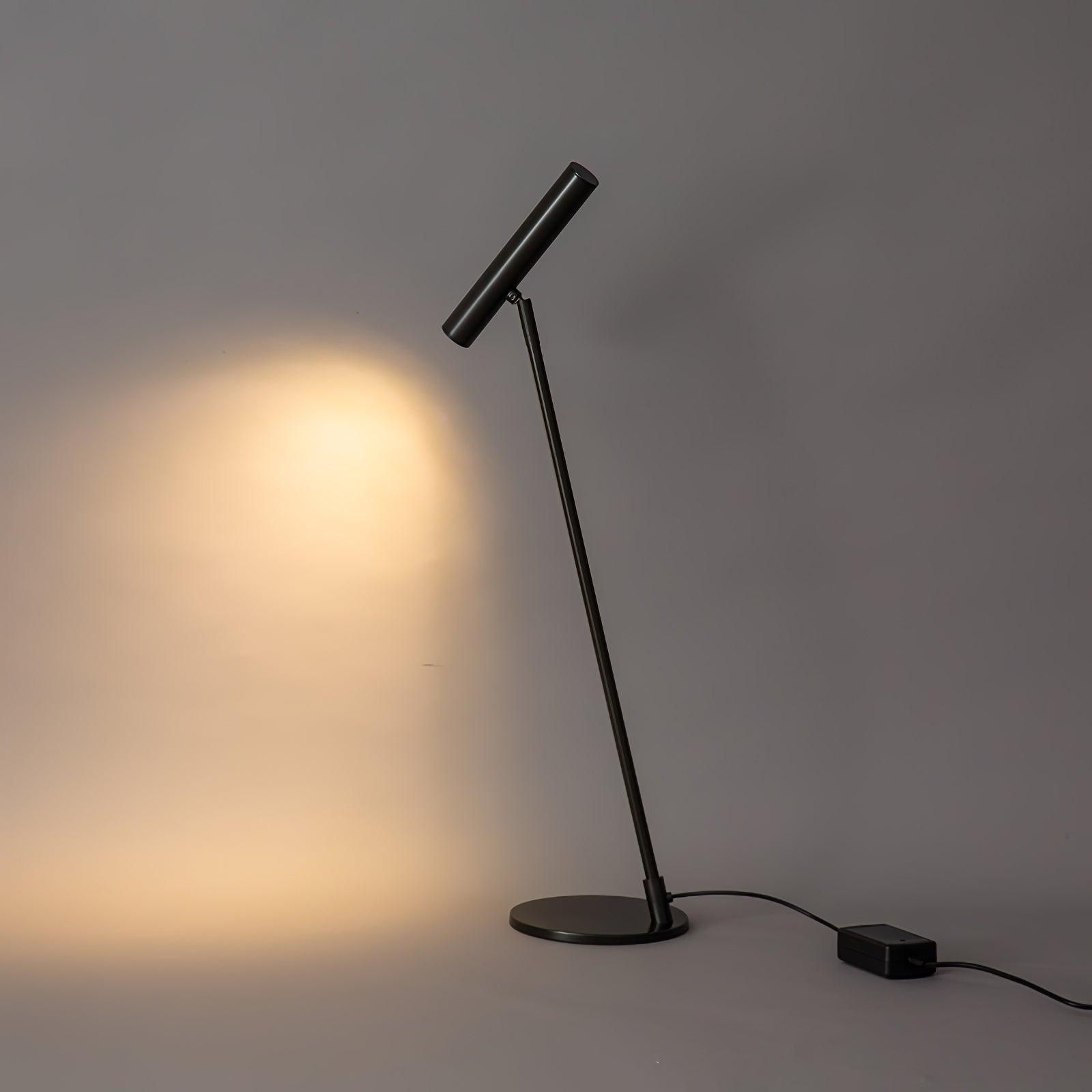 Tom Modern Brass LED Table Lamp with Adjustable Head and Three Color Temperatures