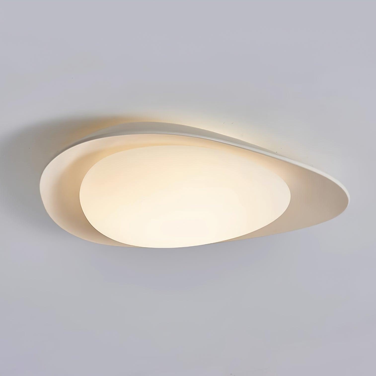 Tonia Resin Round Flush Mount LED Ceiling Light for Modern Interior Decor