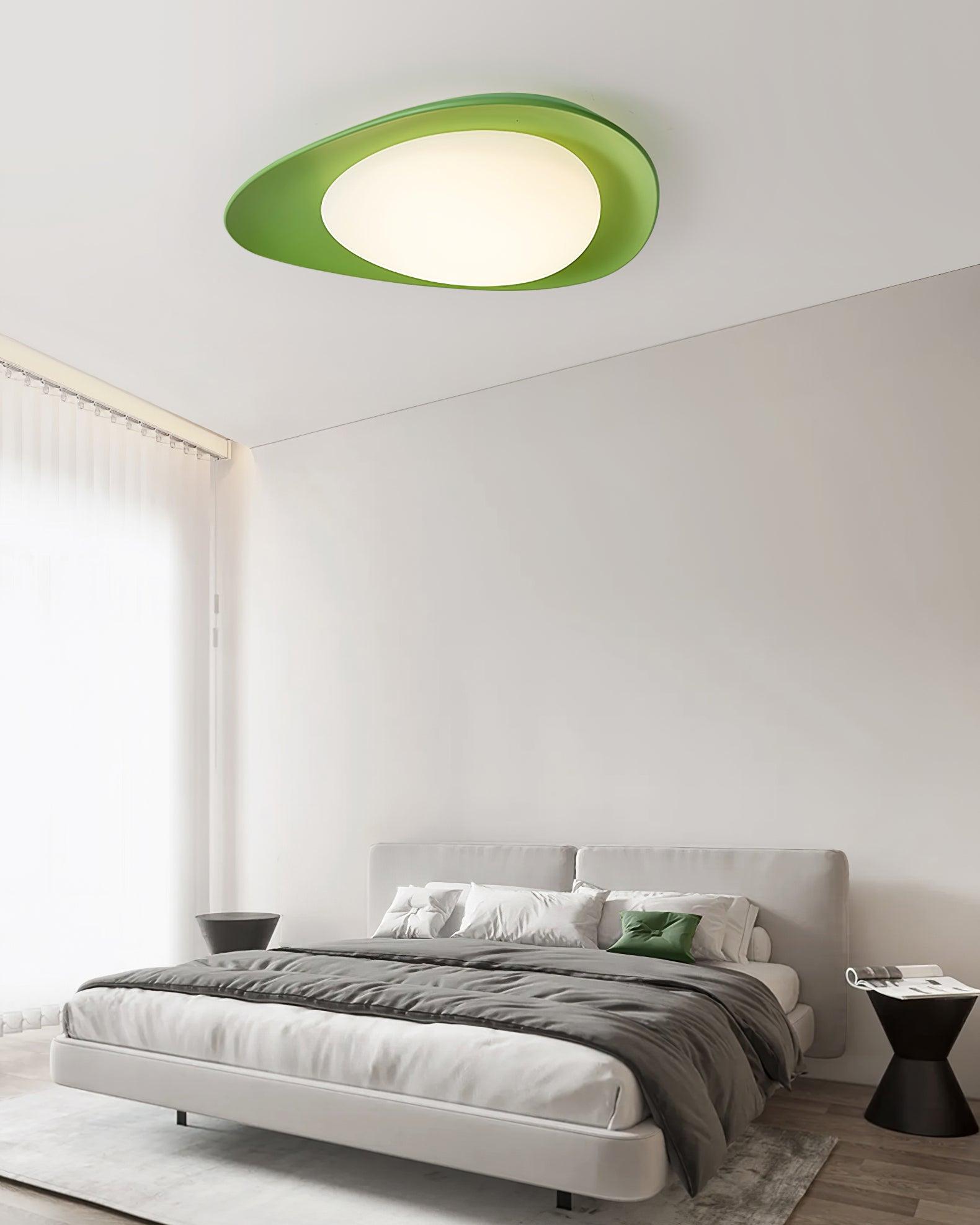 Tonia Resin Round Flush Mount LED Ceiling Light for Modern Interior Decor